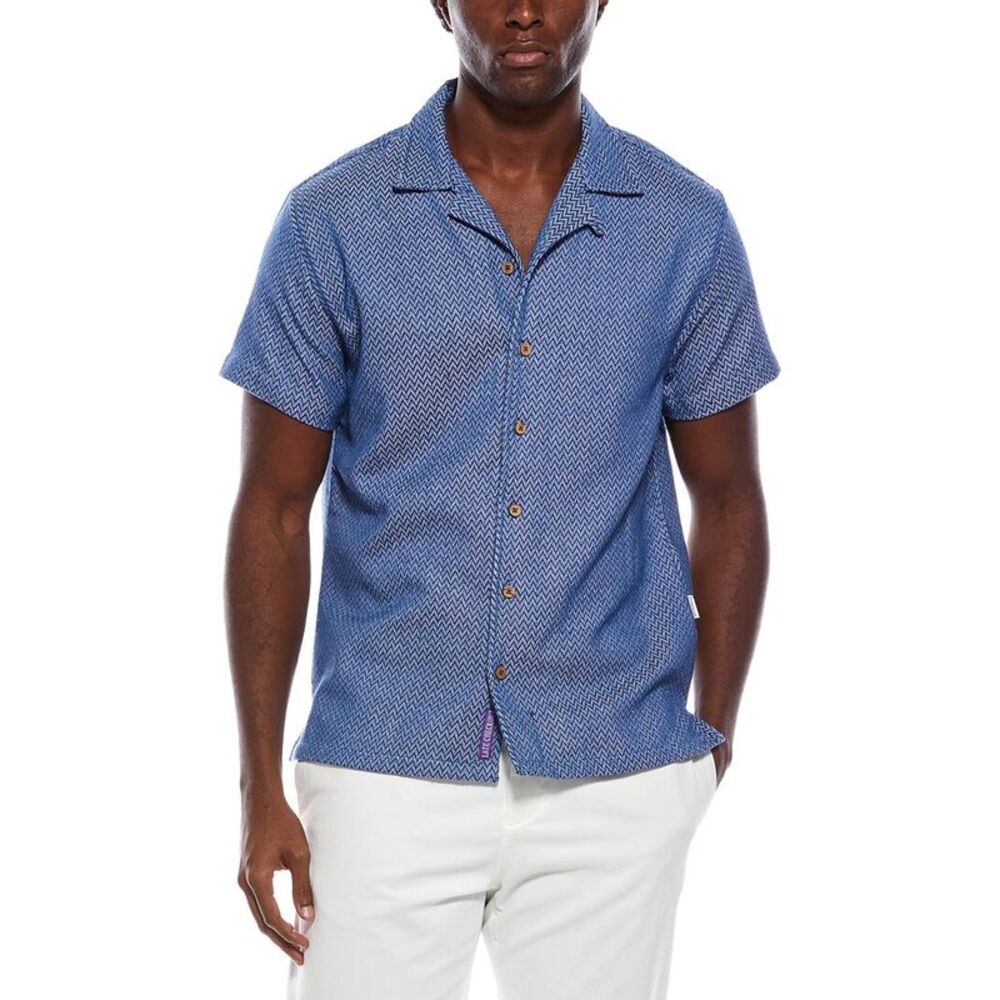 Sovereign Code Mens  Riviera Shirt, Blue